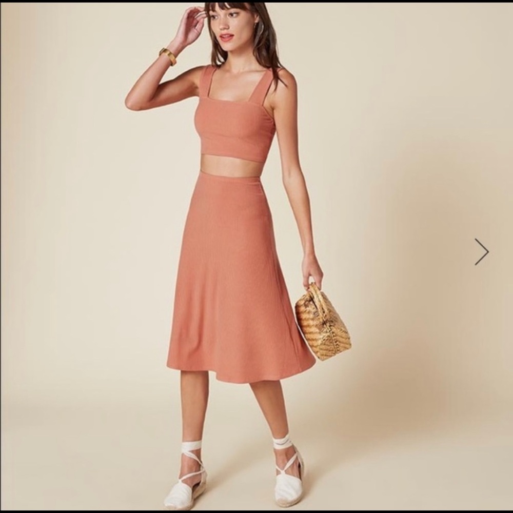 Katrina Two Piece in Salmon